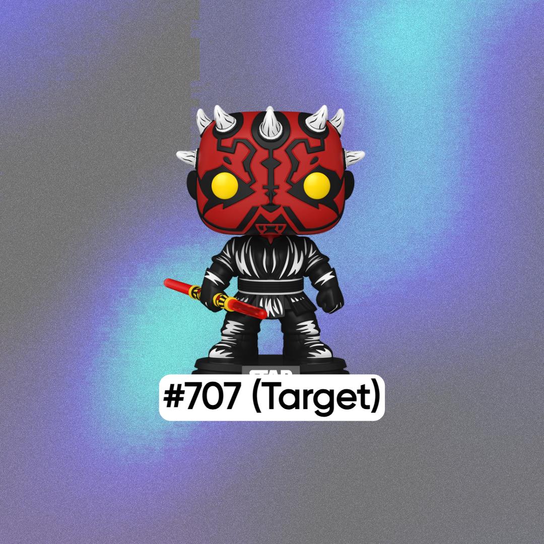 Funko Pop! Star Wars: QueenAmidala (Retro) (Target) - Obi-Wan (Padawan) Jar Jar Binks (Retro)(Target) - (Target) - Ahsoka (Diamond) - Darth Maul (Target)