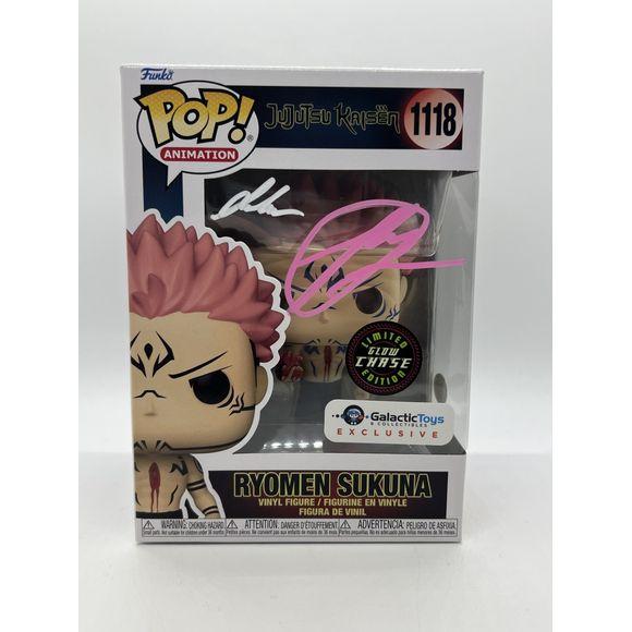 Funko Pop! Jujutsu Kaisen: Sukuna (Glow Chase) (Galactic Toys) - Signed Ray Chase w JSA Authentication