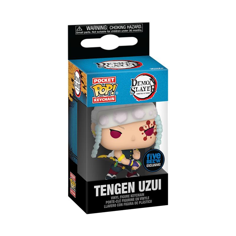 Funko Pop! Keychain: Demon Slayer - Tengen Uzui with Nichirin Cleavers (FiveBelow Exclusive)