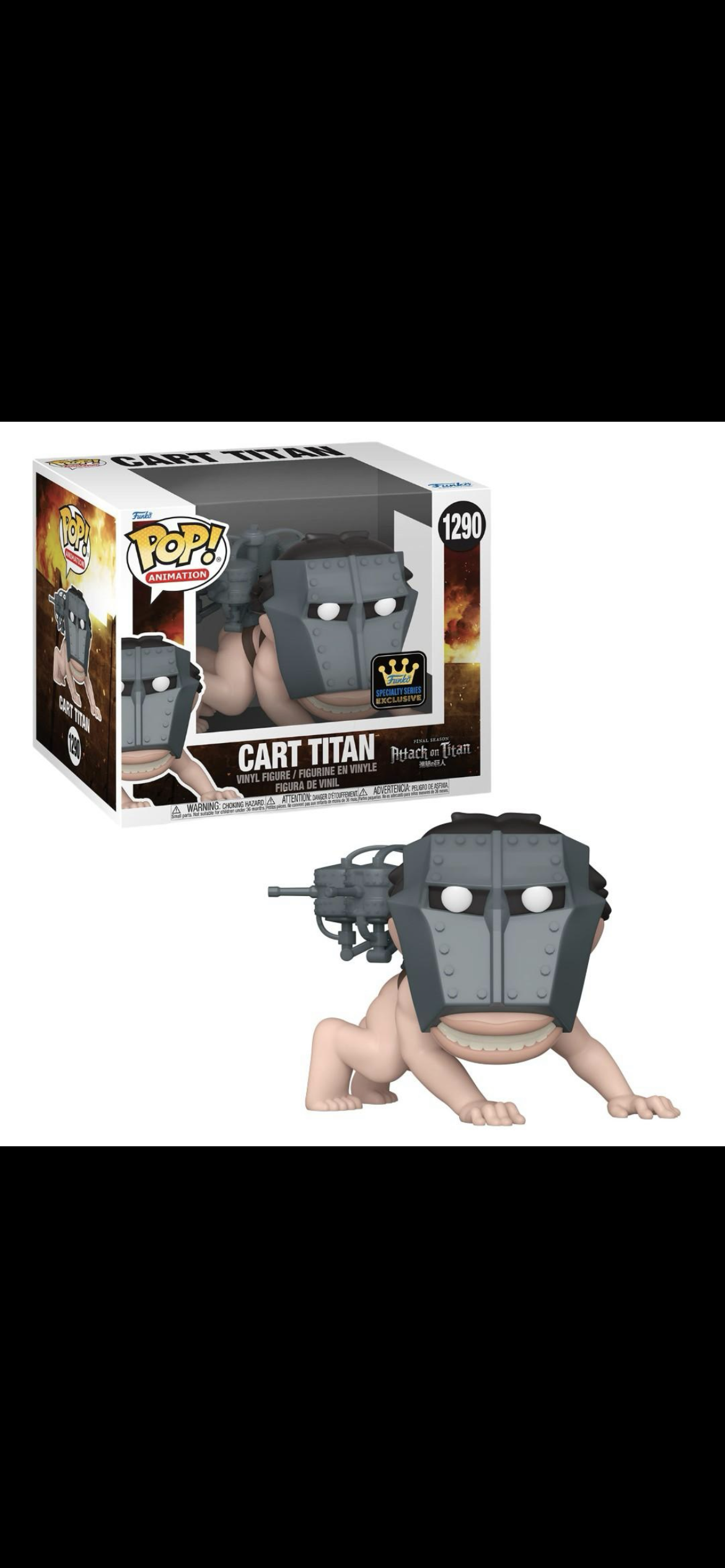 Attack on Titan: 6 Inch Cart Titan #1290 (Specialty Series)