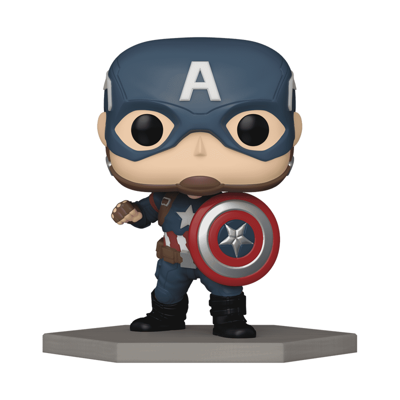 Funko Pop! Civil War: Captain America Vinyl Figure #1200 - Amazon Exclusive