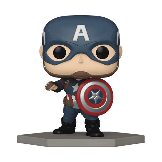 Funko Pop! Civil War: Captain America Vinyl Figure #1200 - Amazon Exclusive