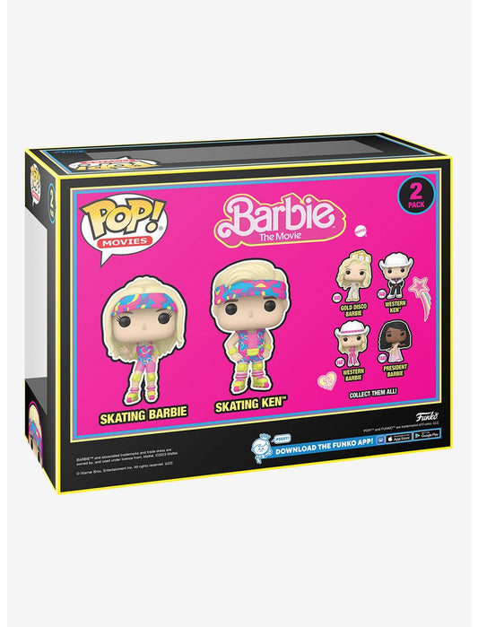 Funko Pop! Barbie: Skating Barbie & Skating Ken 2-Pack - Hot Topic Exclusive