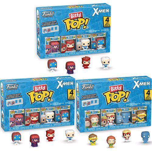 Funko X-Men Bitty Pop! 4-Pack (Storm - Phoenix - Magneto- Chase Beast)