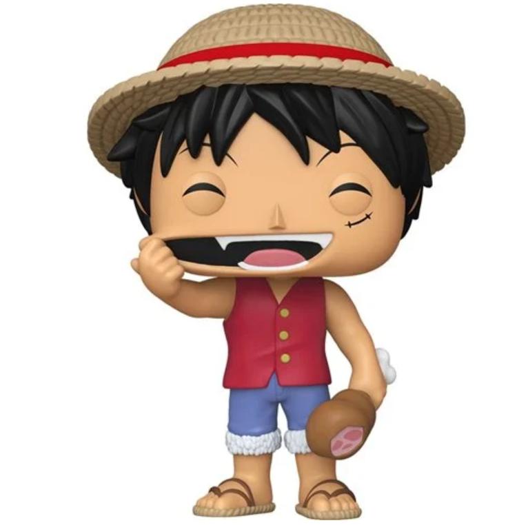 Funko Pop! One Piece Monkey D. Luffy with Meat Jumbo 10-Inch Vinyl Figure #1945 Collectible Anime Toy