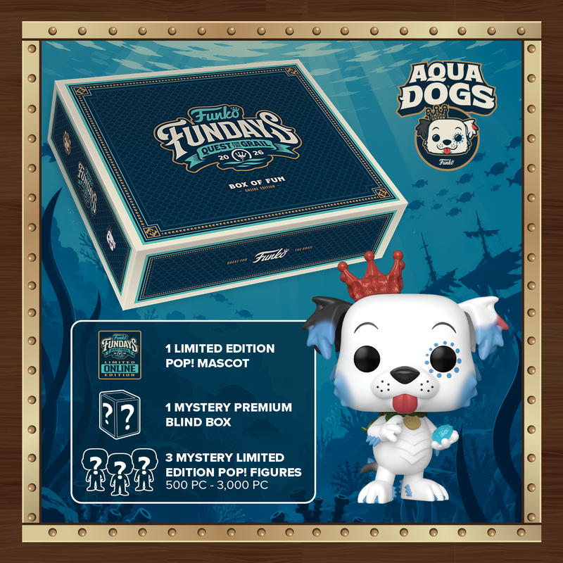 Quest for the Grail 2026 Box of Fun - RANDOM BOX (Mystery Freddy Funko)