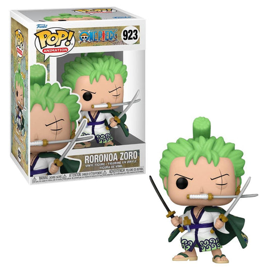 Funko Pop! One Piece Series 6: Roronoa Zoro #923 – Jinbe #1265 – Snake-Man Luffy #1266 - 6" Kaido #1267