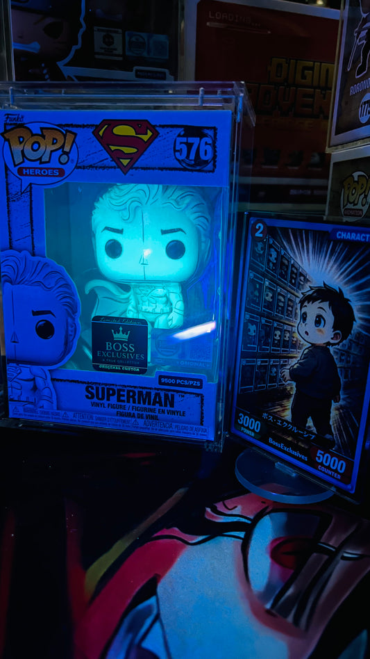 Comics Pop! Superman (Sketched Deco) Limited Edition 9500pcs (BossExclusives Custom)