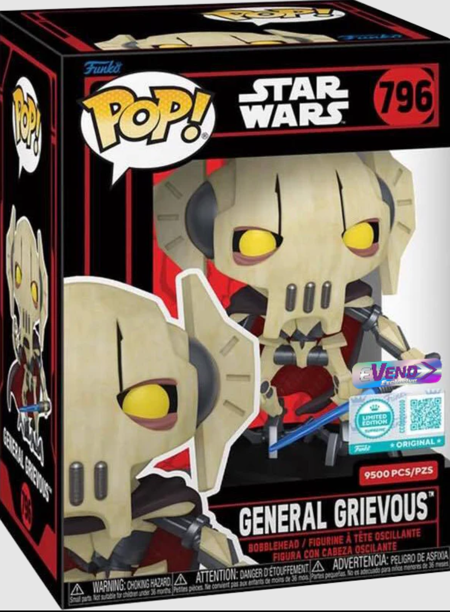 Funko POP! Star Wars - General Grievous #796 LE 9500 eVend Exclusive