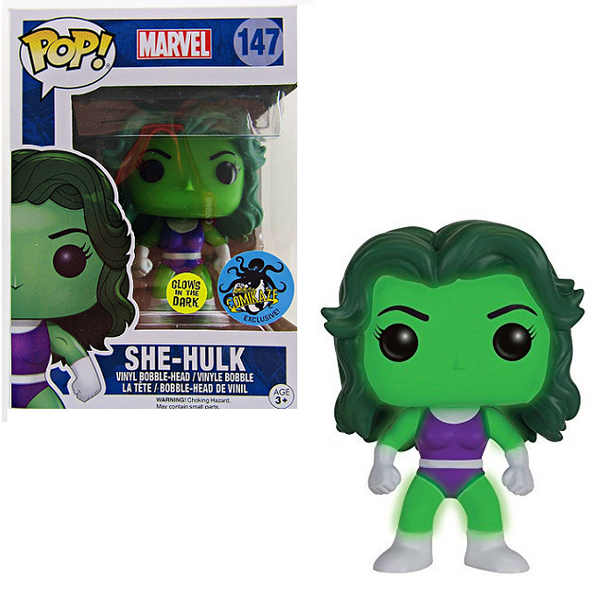 Funko Pop! She-Hulk (GITD) #147 (Comikaze Exclusive)