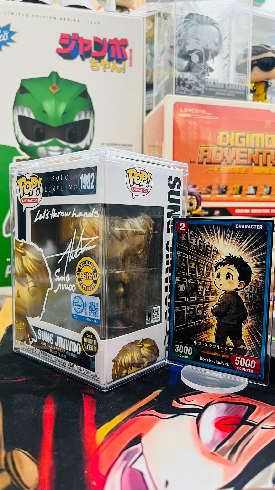 Solo Leveing - Anime Of the Year 2025 (Gold Sung Jinwoo - Geekay UAE Exclusive) Sign by EVA