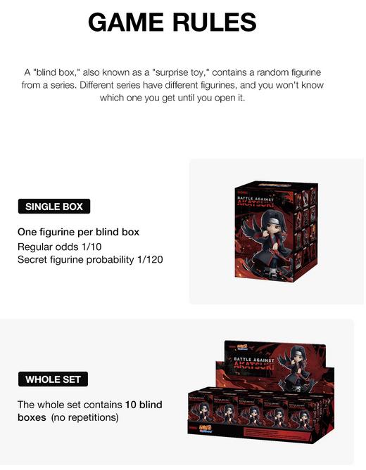 POP MART Naruto: Shippuden Series Battle Against Akatsuki Themed Figure