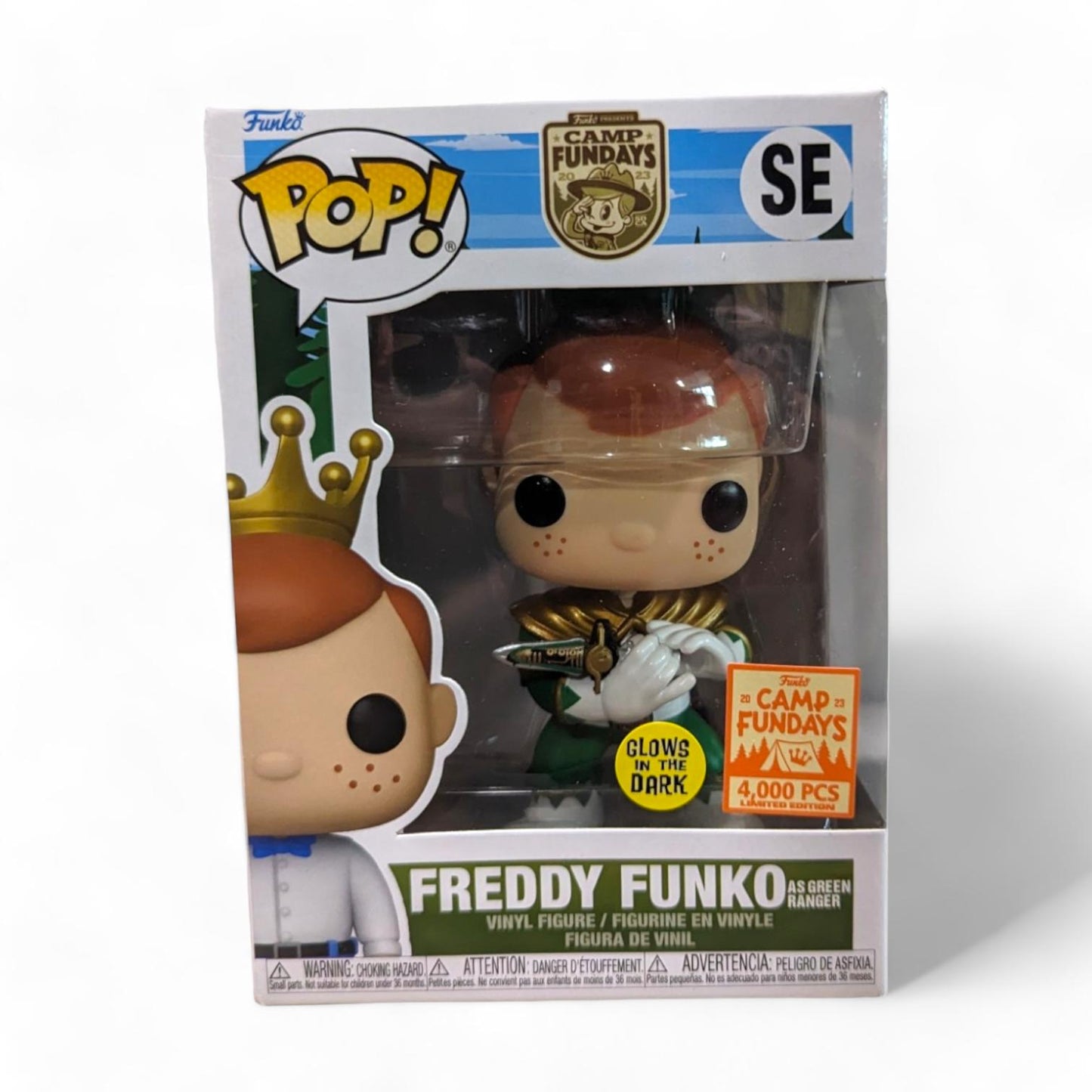 Freddy Funko as Power Ranger: Green Ranger (Glow in the Dark) - Limited Edition 4000pcs