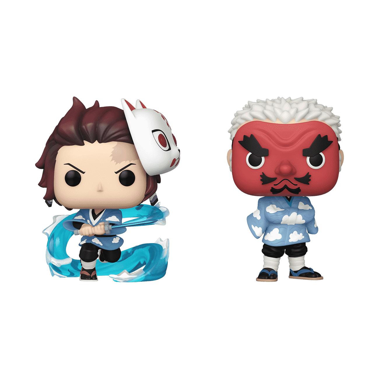 Funko Pop! Demon Slayer: Tanjiro Kamado & Sakonji Urokodaki (2023 Summer Convention Exclusive)
