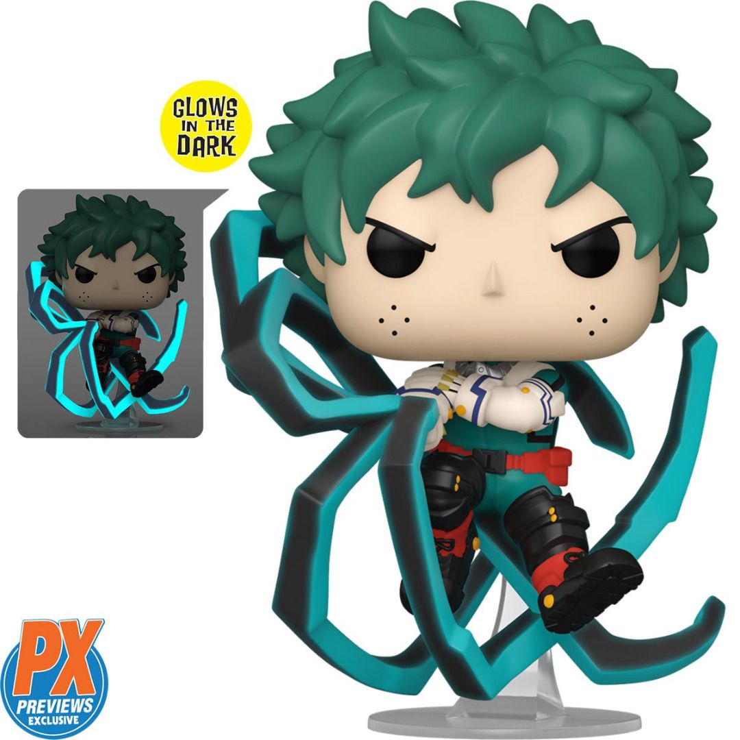 Funko Pop! My Hero Academia: Izuku Midoriya Blackwhip (GITD) (PX Previews)