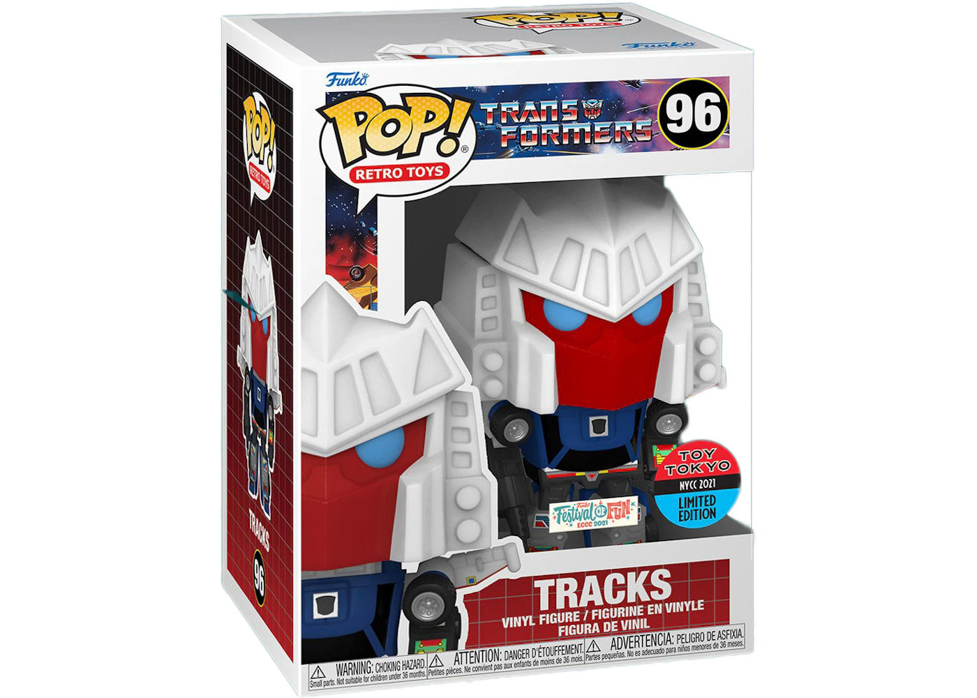 Funko Pop! Transformers: Tracks (Toy Tokyo NYCC 2021) (Festival of Fun ECCC 2021)