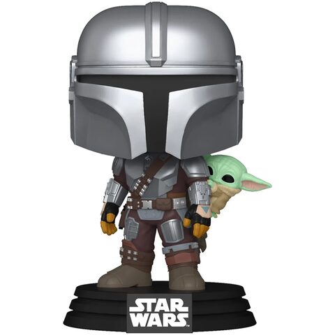 Funko Pop! Star Wars: The Mandalorian With Grogu #818