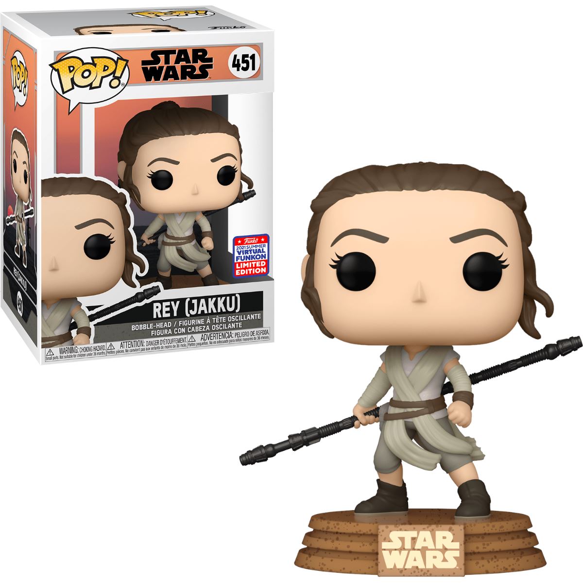 Funko Pop! Rey (Jakku) (2021 Summer Virtual FunKon)