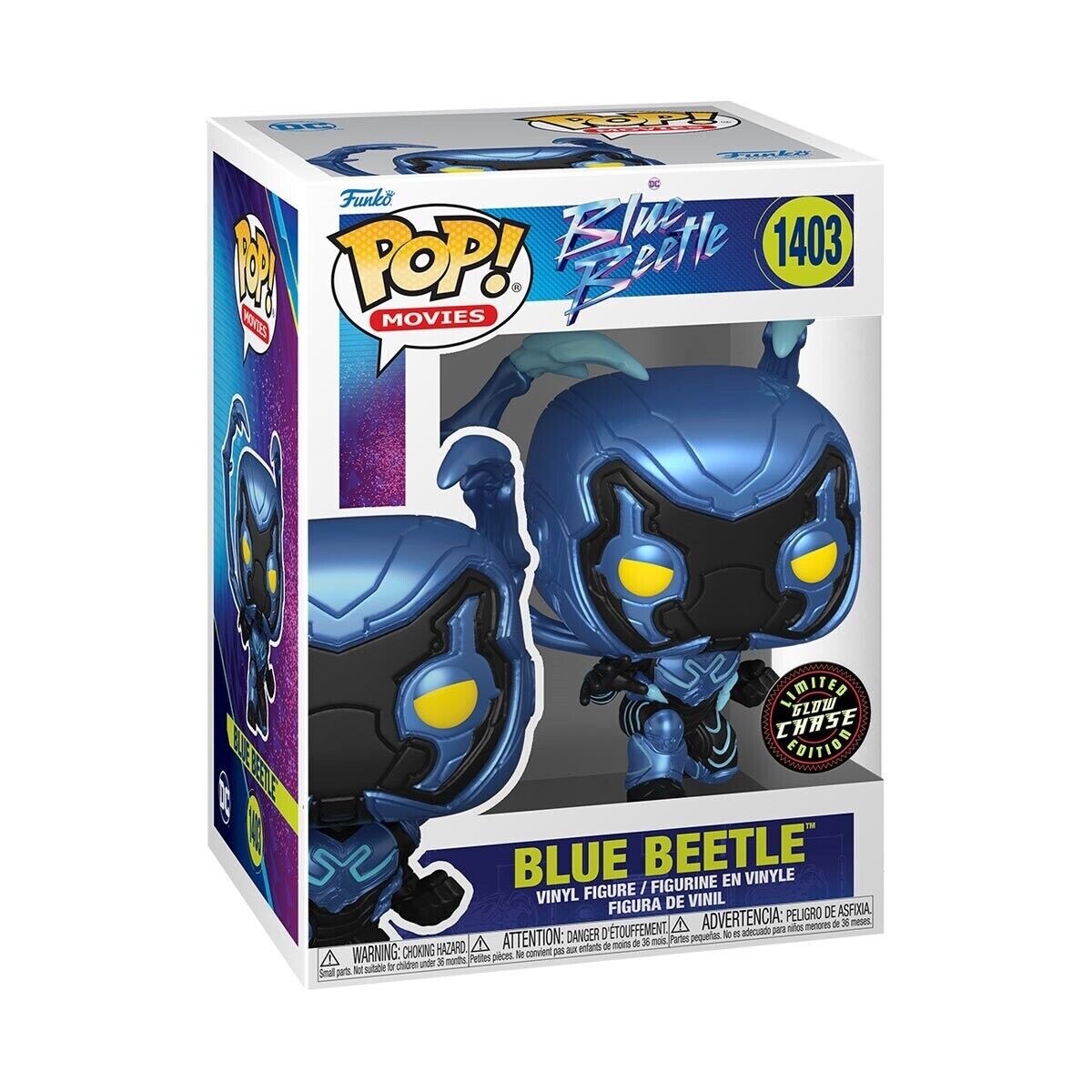 Funko Pop! Blue Beetle #1403 - Common/ Glow Chase