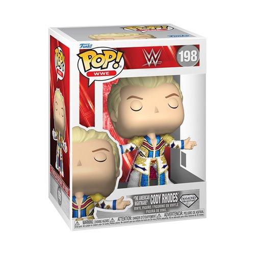 WWE The American Nightmare Cody Rhodes Diamond Glitter Funko Pop!