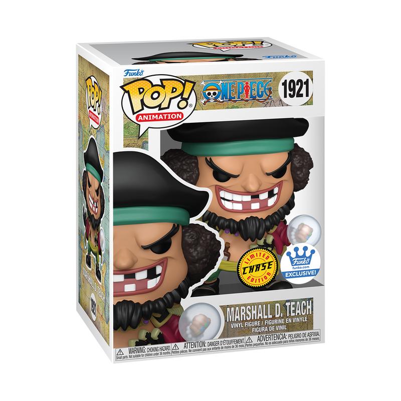 One Piece - Black Beard Marshall D. Teach with Pop! Protector Vinyl Figure - Funko Shop Exclusive