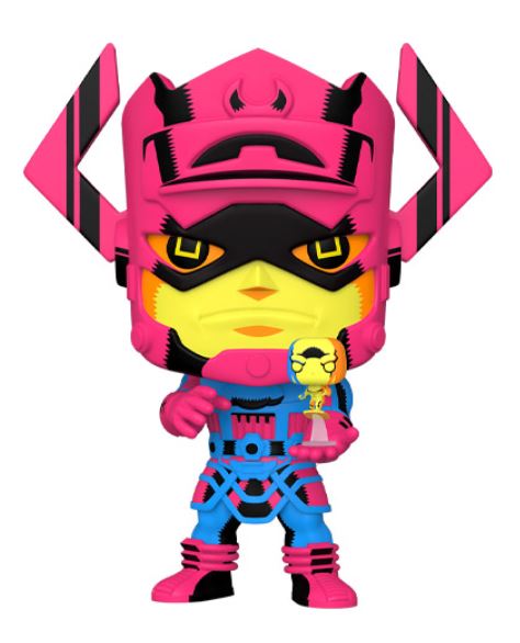 Funko Pop! 10 Inch Blacklight Galactus with Silver Surfer (PX Previews)