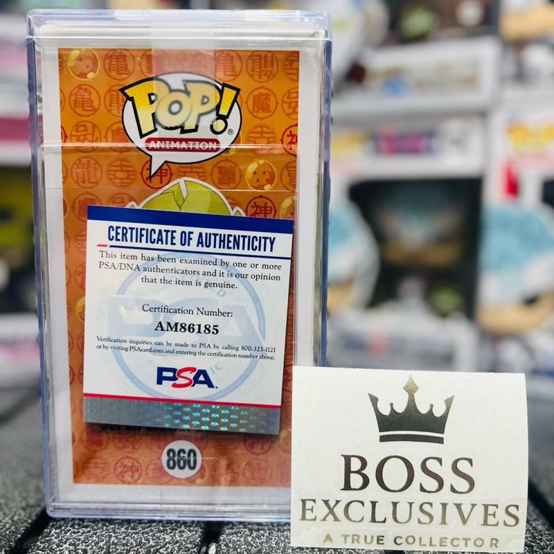 Funko Pop! DragonBallz - Super Saiyan Goku (First Appearance) Glow in the Dark Exclusive (PSA Certified - Sign by Eng VA)