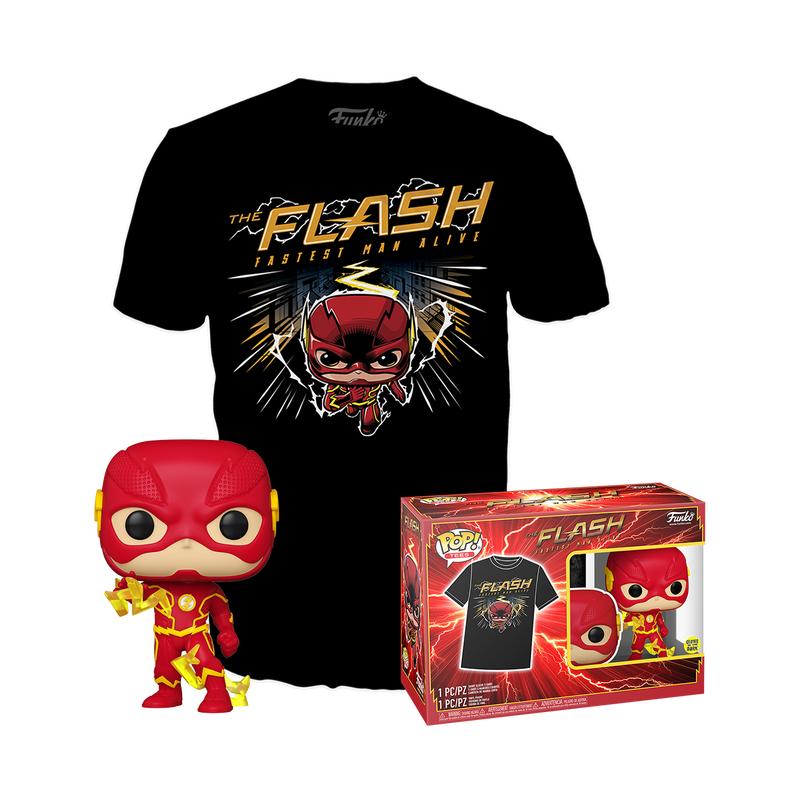 Funko Pop! & Tees: DC Heroes The Flash (GITD)