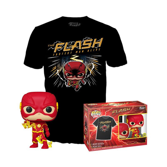 Funko Pop! & Tees: DC Heroes The Flash (GITD)