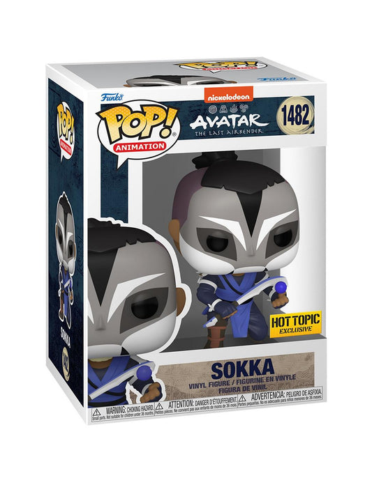 Funko Pop! Avatar The Last Airbender: Sokka with Warrior Mask (Hot Topic)
