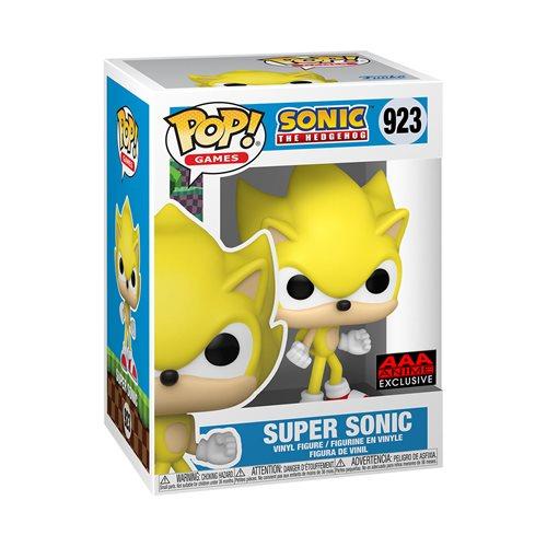 Funko Pop! Sonic the Hedgehog Super Sonic #923 (AAA Anime) - Common / Chase