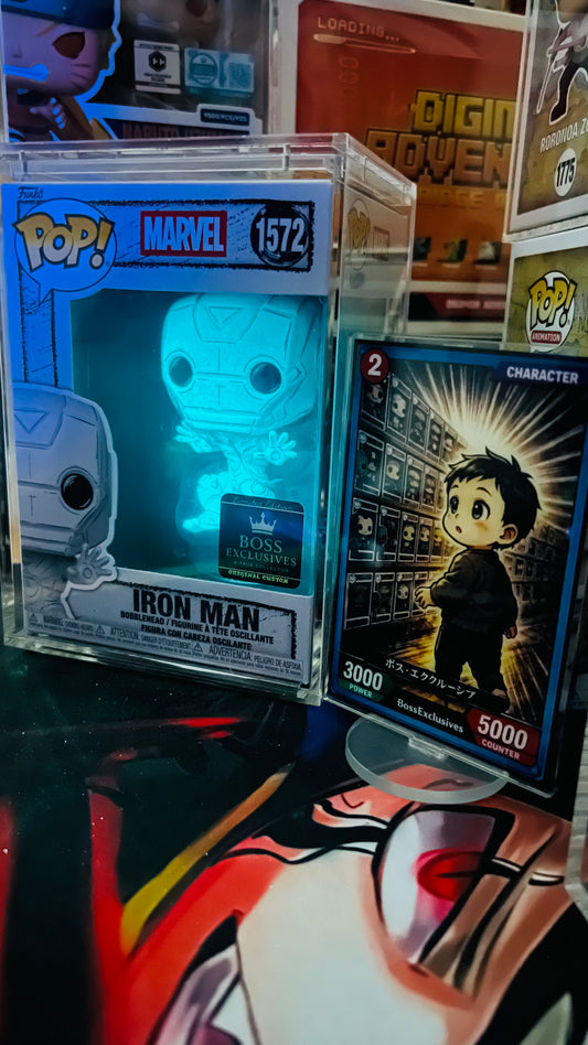 Ironman Glow in the Dark - BossExclusives Custom Glow with Magnectic Hardstack