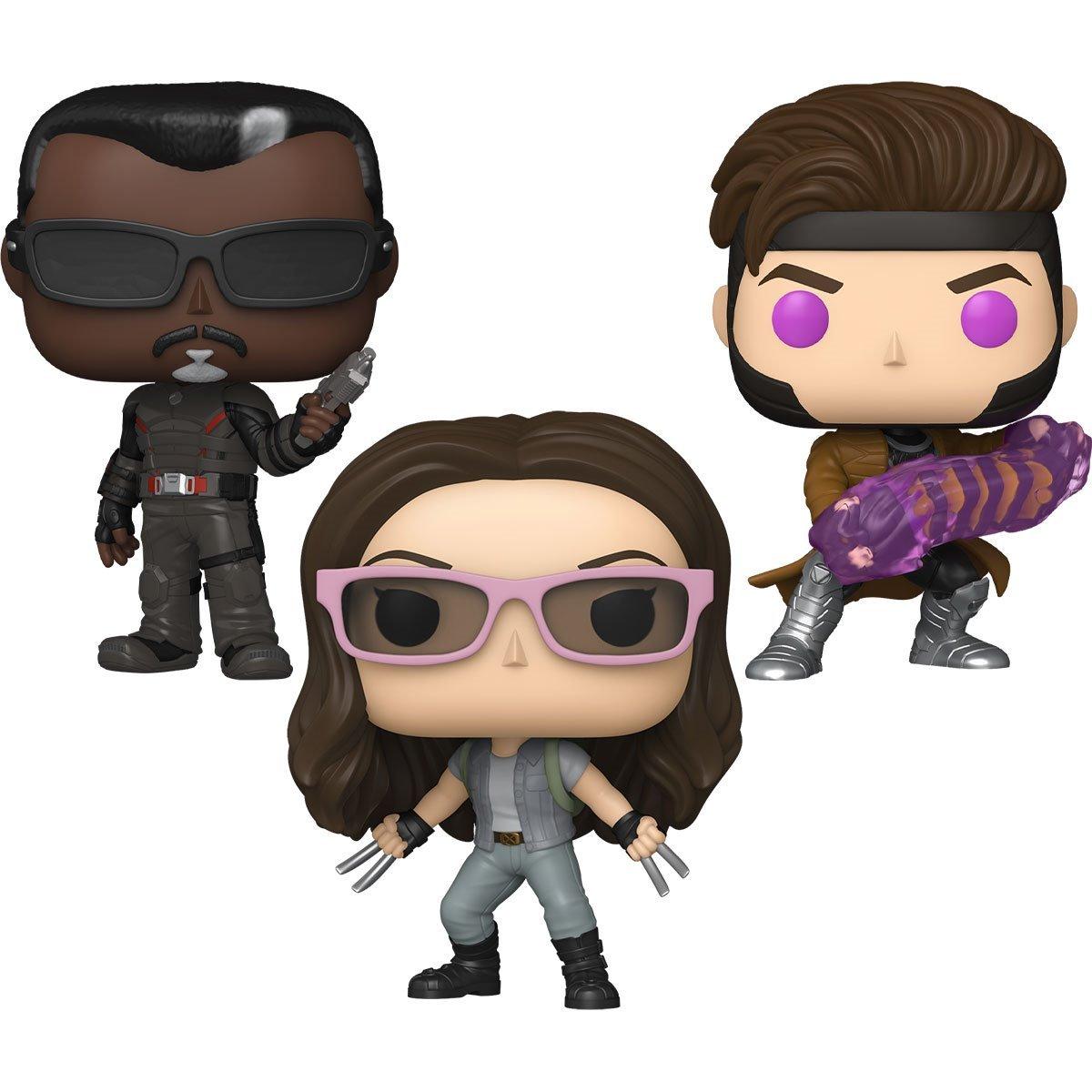 Marvel DeadPool & Wolverine Funko Pop! Vinyl Figure - X-23 with Sunglasses/ Gambit/ Blade