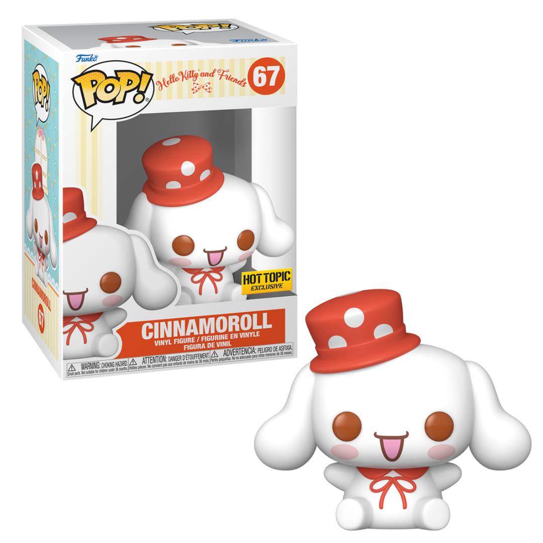 Sanrio Hello Kitty & Friends: Cinnamoroll with Hat Funko Pop! Vinyl Figure - Hot Topic Exclusive