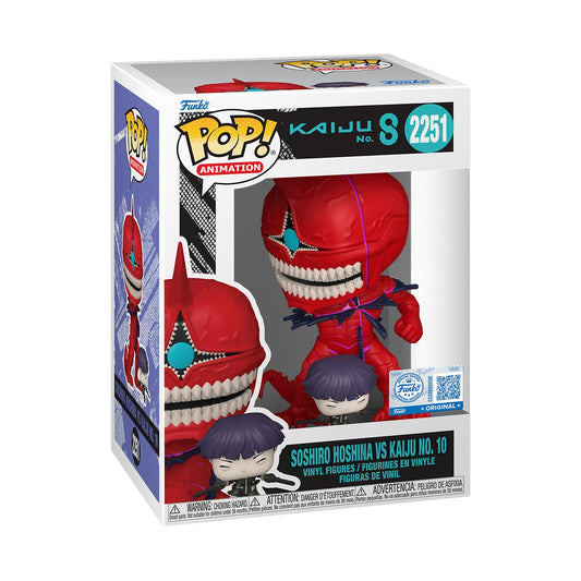 Funko Pop! & Buddy Soshiro Hoshina vs Kaiju No. 10 Pre-Release Chalice Exclusive