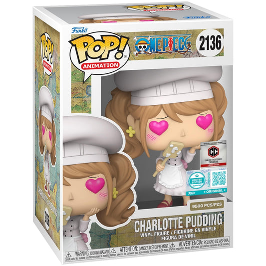 Funko POP! One Piece Charlotte Pudding (Limited Edition 9500 Pieces ) 4-in Vinyl Figure - Chalice Exclusive [SIGNED]
