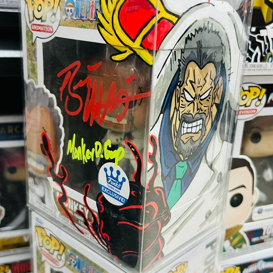 One Piece - Garp Signature With Cert of Authentic & Magnectic Hardstack