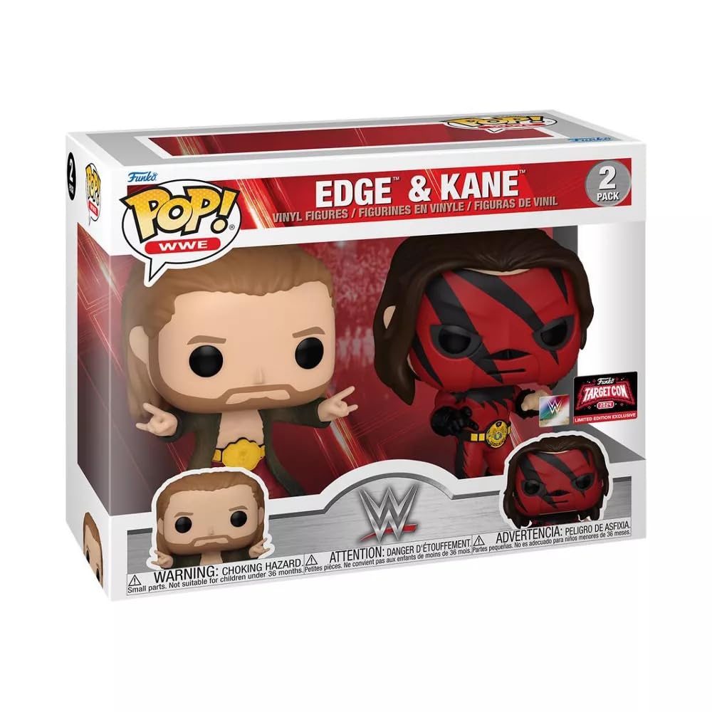 Funko Pop! WWE: Edge & Kane 2-Pack (2024 TargetCon)
