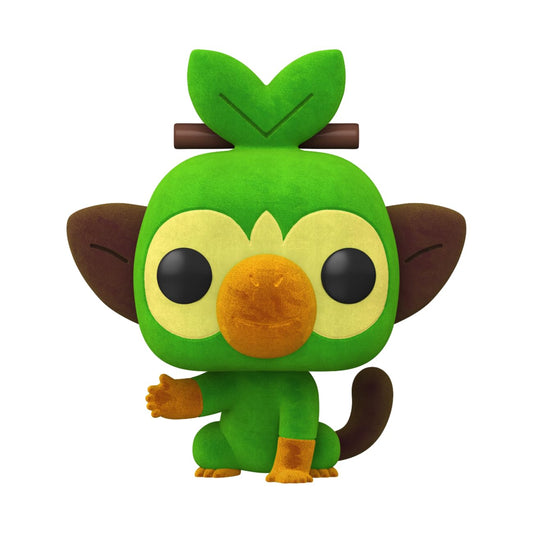 Funko Pop! Pokemon: Grookey (Flocked) (Amazon Exclusive)