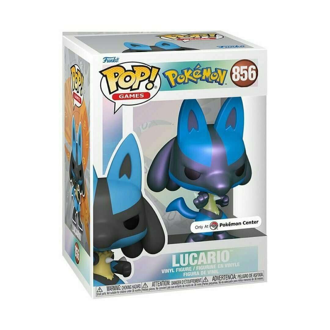 Funko Pop! Pokemon: Lucario Pearlescent (Pokemon Center Exclusive)