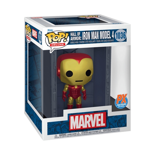 Funko Pop! Deluxe: Hall of Armor Iron Man Model 4 #1036 (PX Exclusive)