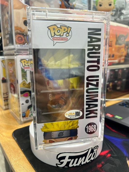 Funko Pop! Chalice Exclusive: Naruto: Naruto Uzumaki #1968 (LE9500) Sign by EVA with JSA cert