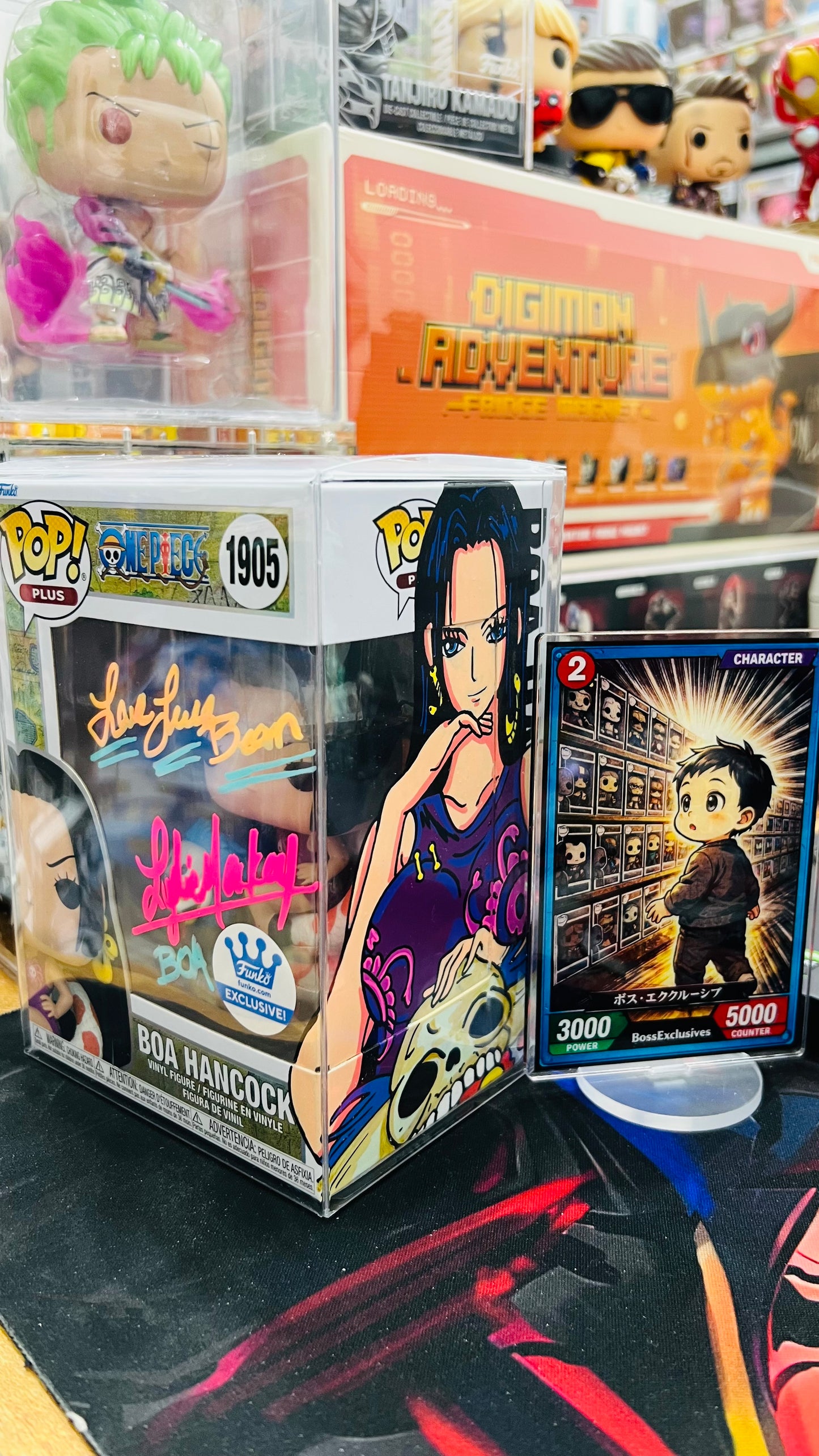 Funko Pop! One Piece - Nami & Boa Hancock Plus! Funko Shop Exclusive (EVASign/Art/Quote)