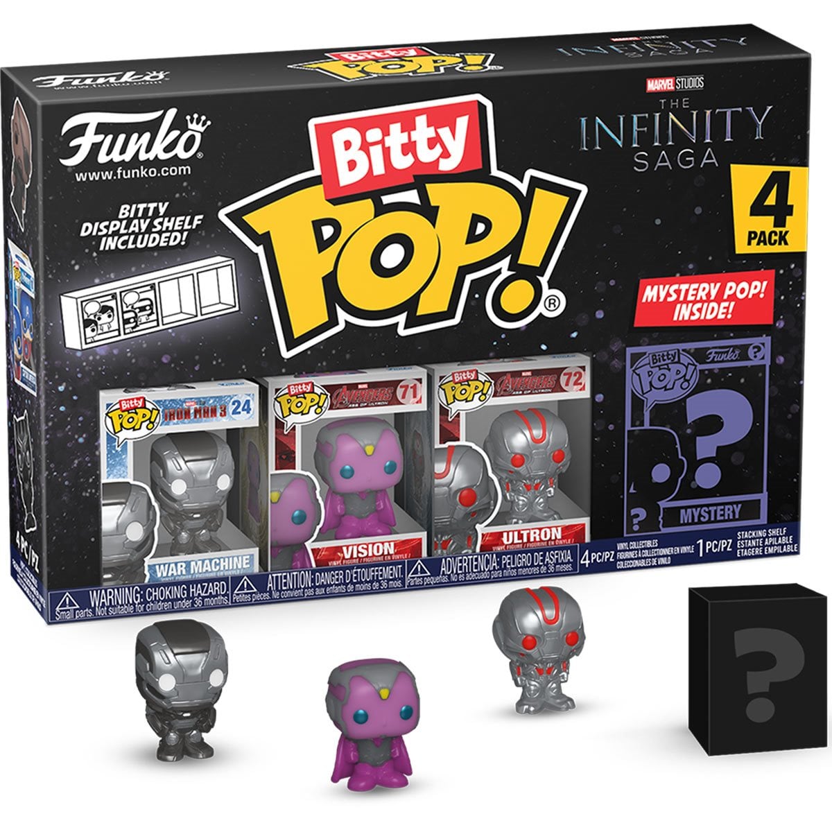 The Avengers The Infinity Saga Bitty Pop! 4-Pack