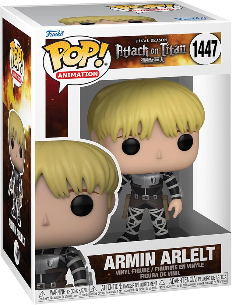 Funko Pop! Attack on Titan: Armin Arlelt #1447 - Sasha Braus #1448