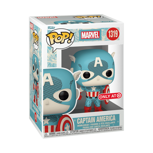 Funko Pop! Captain America Retro Imagined #1319 - Target Exclusive