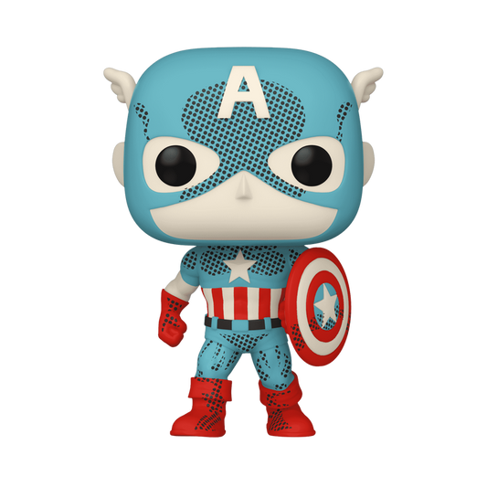 Funko Pop! Captain America Retro Imagined #1319 - Target Exclusive