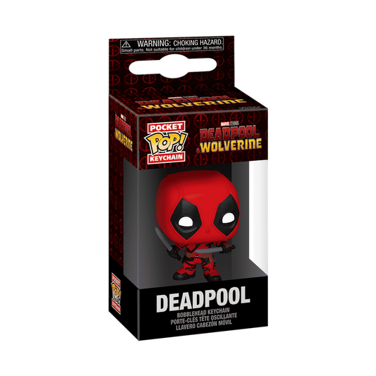 Funko Pocket Pop! KeyChain : DeadPool & Wolverine - DeadPool with Swords