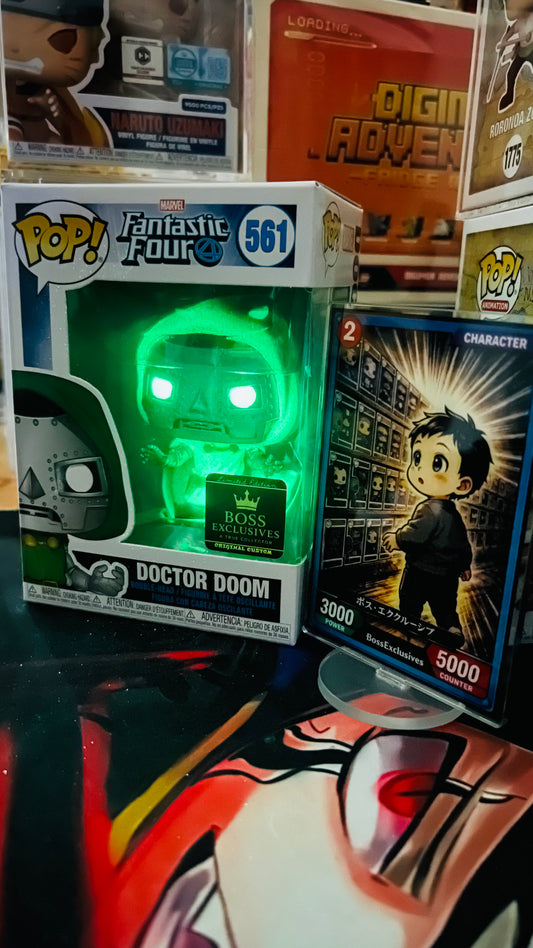 Funko Pop! Marvel Dr.Doom Custom Glow in the dark - BossExclusives