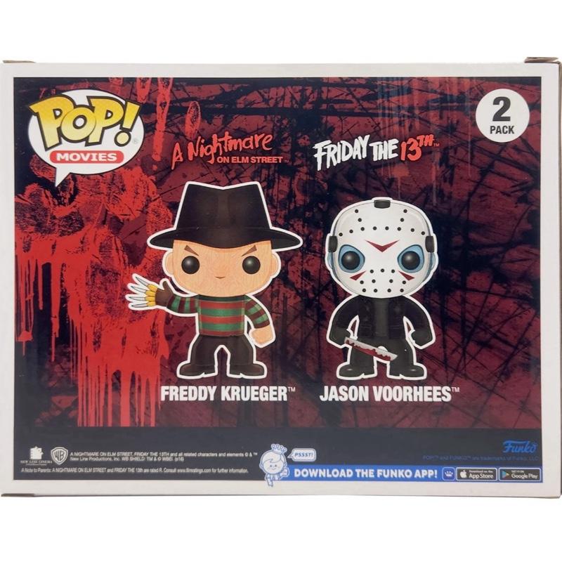 Funko POP! Freddy Krueger & Jason Vorhees 2-pack [Box Lunch Exclusive] OG